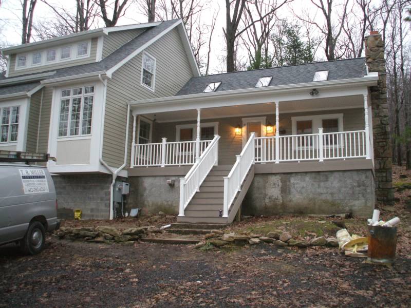 Completed T.R. Miller Contracting home project