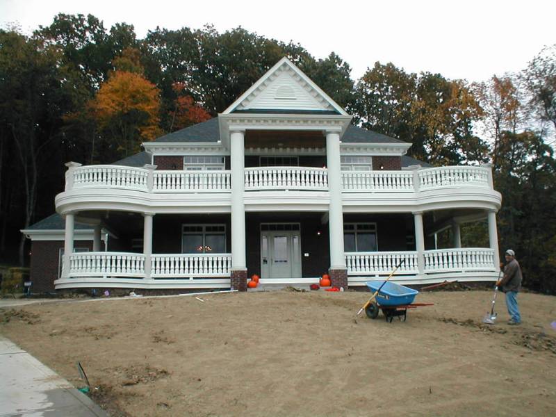 Wraparound porch